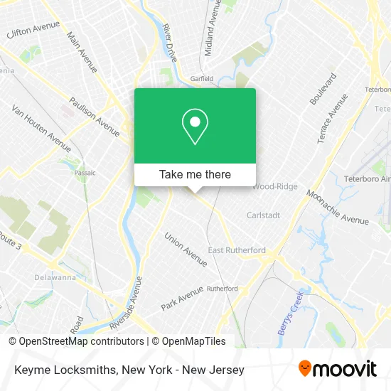 Keyme Locksmiths map