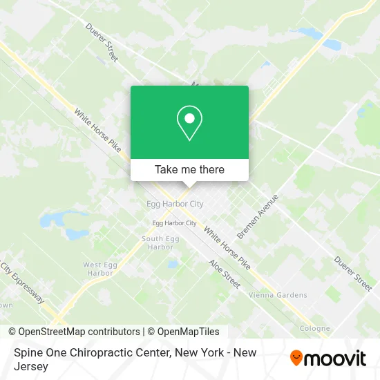 Spine One Chiropractic Center map