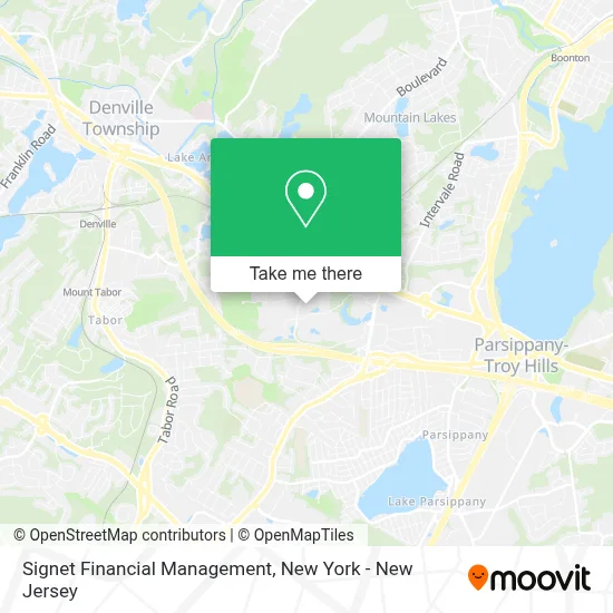 Signet Financial Management map