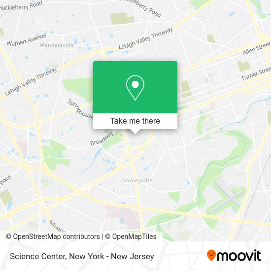 Science Center map