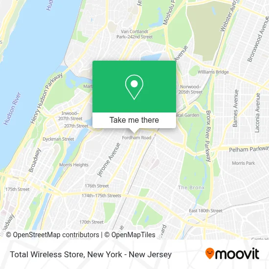 Total Wireless Store map