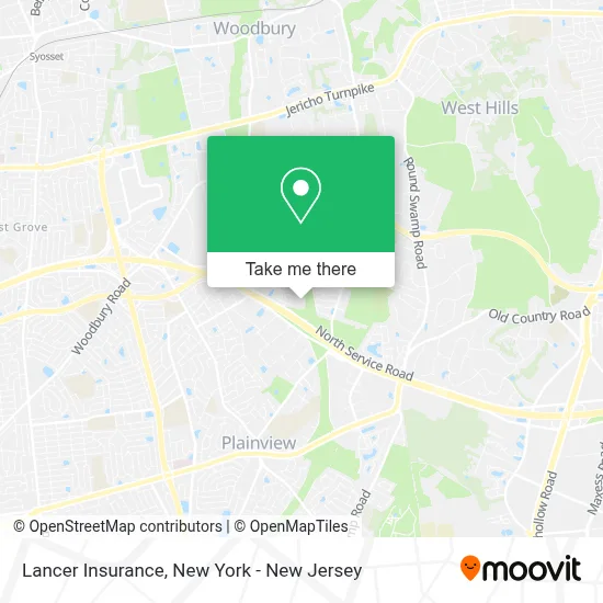 Lancer Insurance map