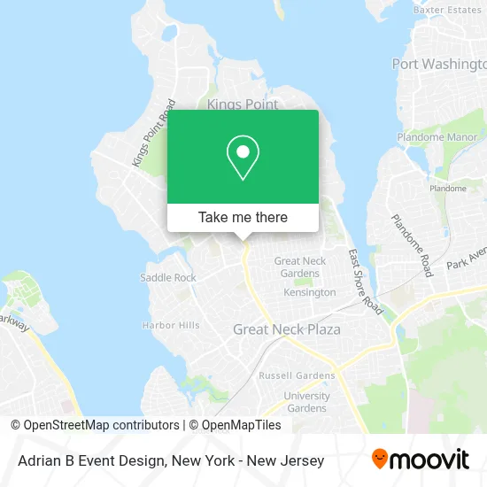 Adrian B Event Design map