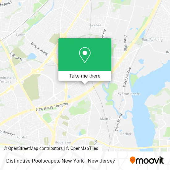 Distinctive Poolscapes map