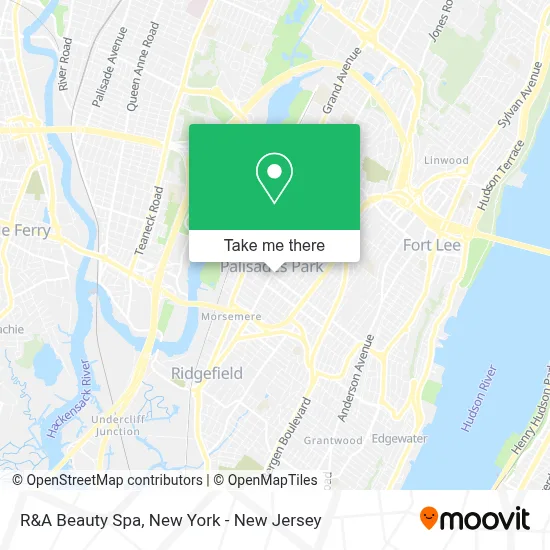 R&A Beauty Spa map