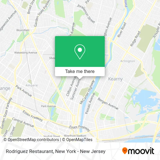 Rodriguez Restaurant map