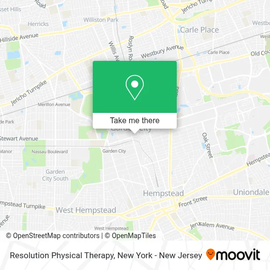 Resolution Physical Therapy map