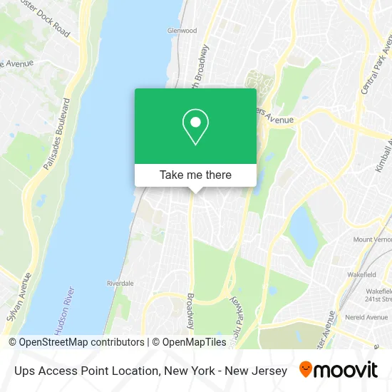 Ups Access Point Location map