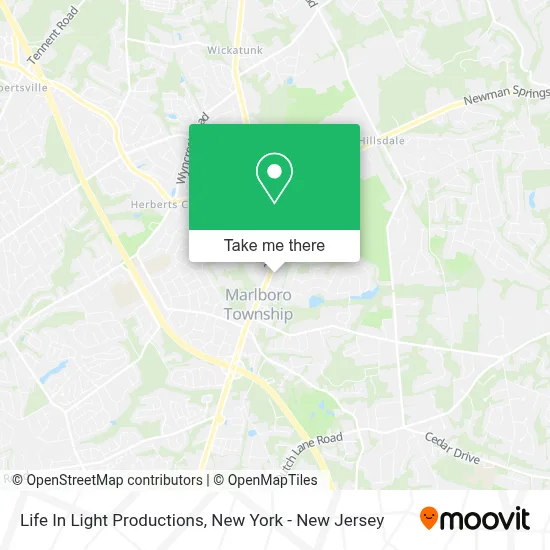 Life In Light Productions map