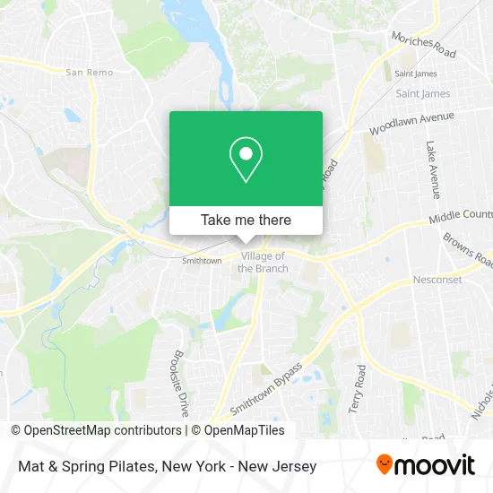 Mat & Spring Pilates map