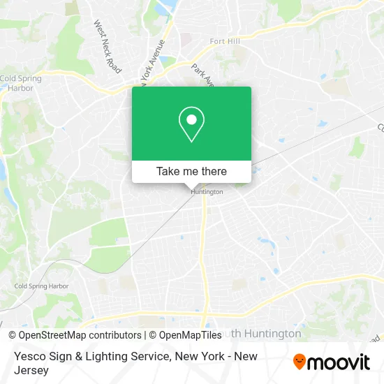 Yesco Sign & Lighting Service map