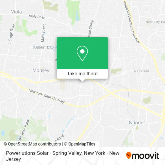 Powerlutions Solar - Spring Valley map