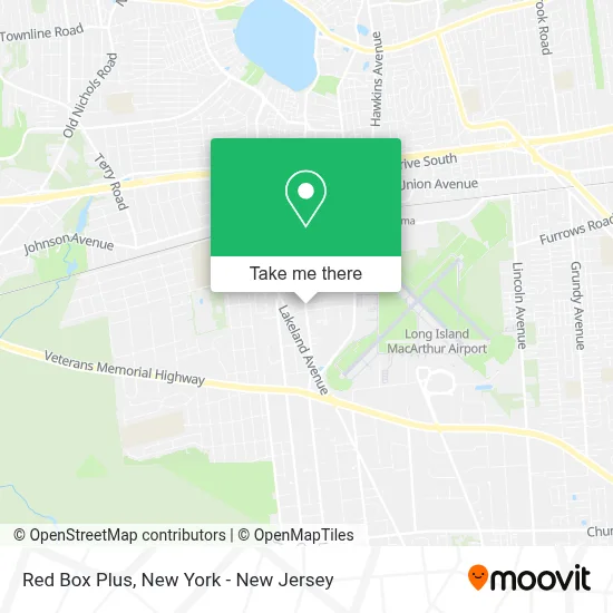 Red Box Plus map