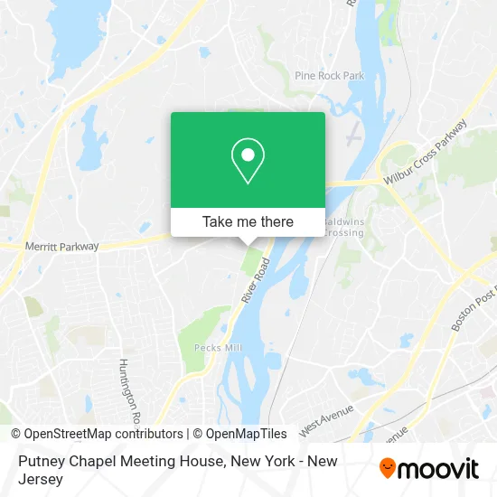 Putney Chapel Meeting House map