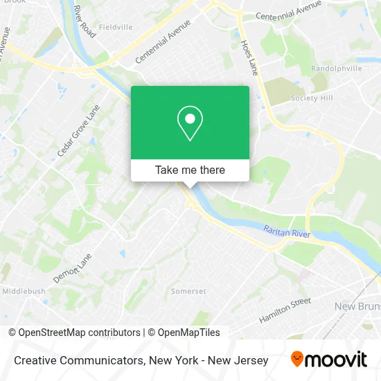 Creative Communicators map