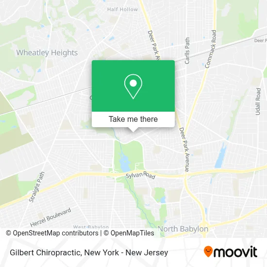 Gilbert Chiropractic map