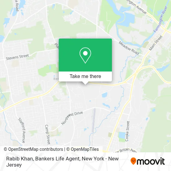 Rabib Khan, Bankers Life Agent map