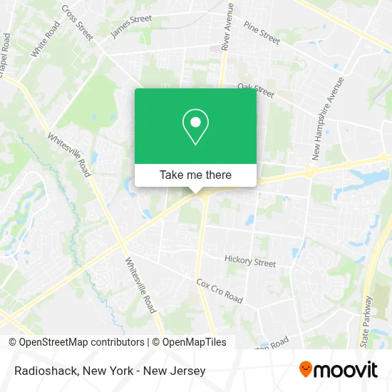 Radioshack map