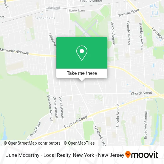 June Mccarthy - Local Realty map