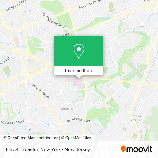 Eric S. Treaster map