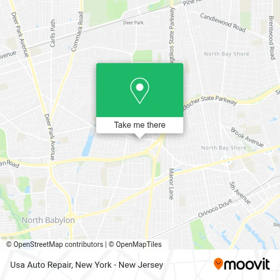Usa Auto Repair map