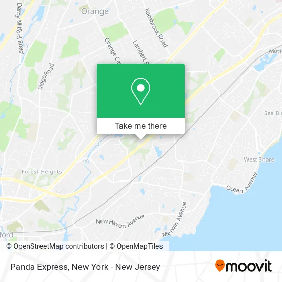 Panda Express map