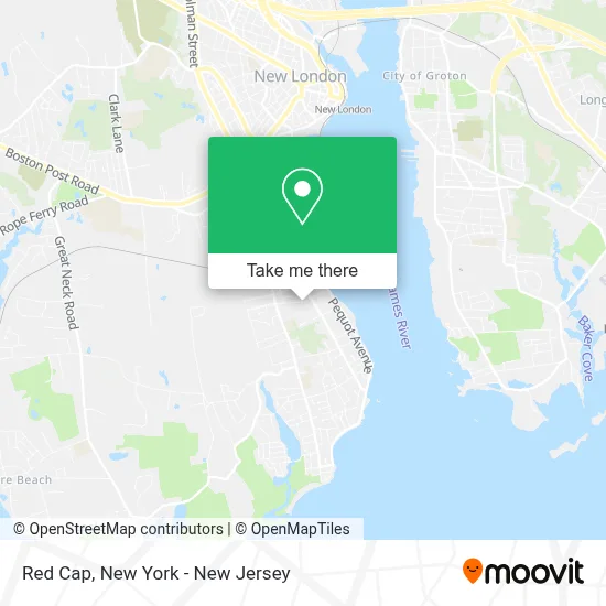 Red Cap map