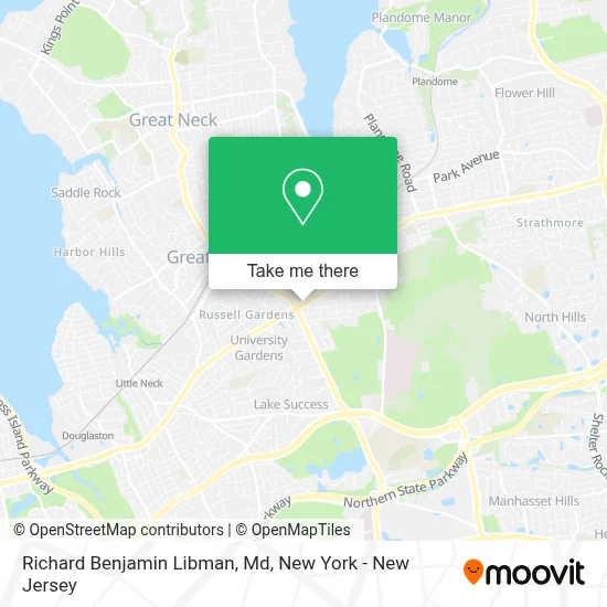 Richard Benjamin Libman, Md map