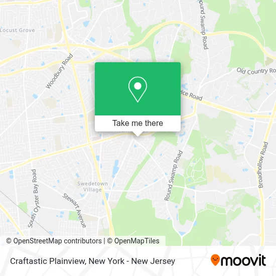 Craftastic Plainview map