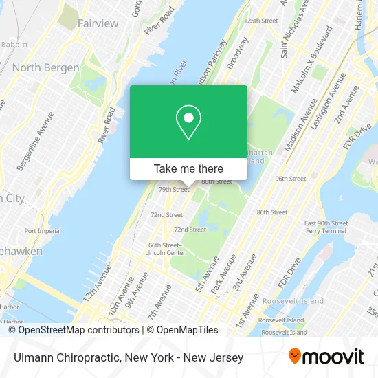 Ulmann Chiropractic map