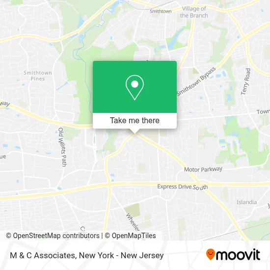 M & C Associates map