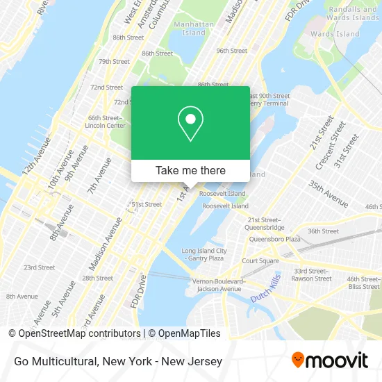 Go Multicultural map