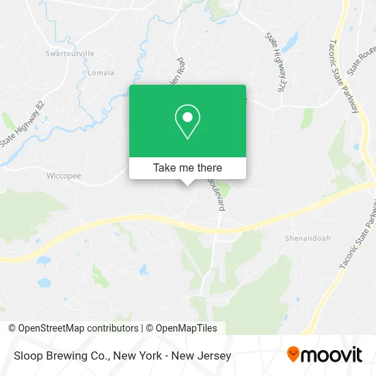 Sloop Brewing Co. map