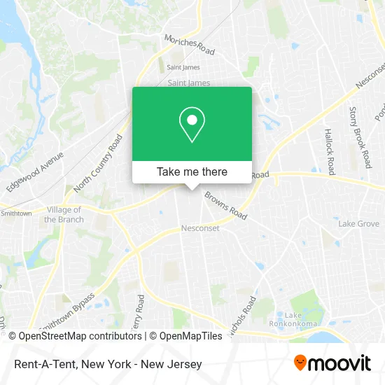 Rent-A-Tent map