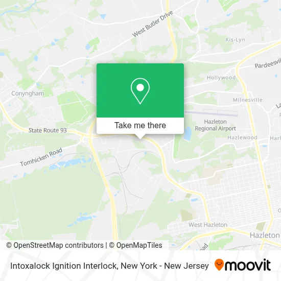 Intoxalock Ignition Interlock map