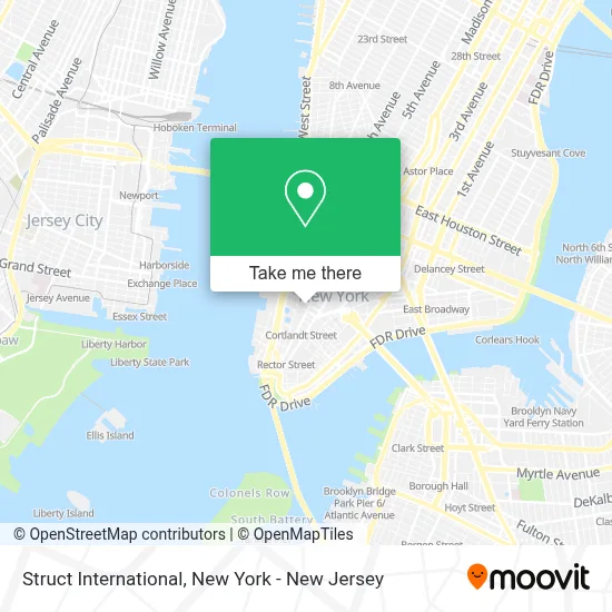 Struct International map