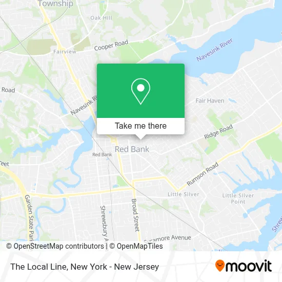 The Local Line map