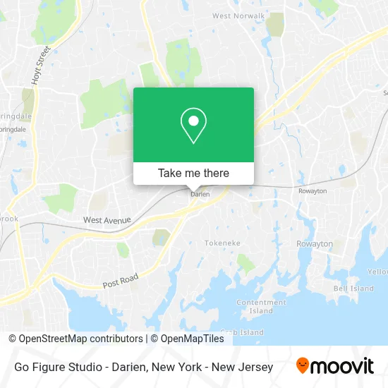 Go Figure Studio - Darien map