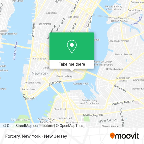 Forcery map