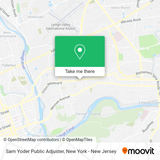 Sam Yoder Public Adjuster map