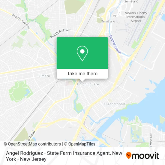 Angel Rodriguez - State Farm Insurance Agent map