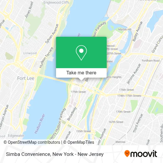 Simba Convenience map