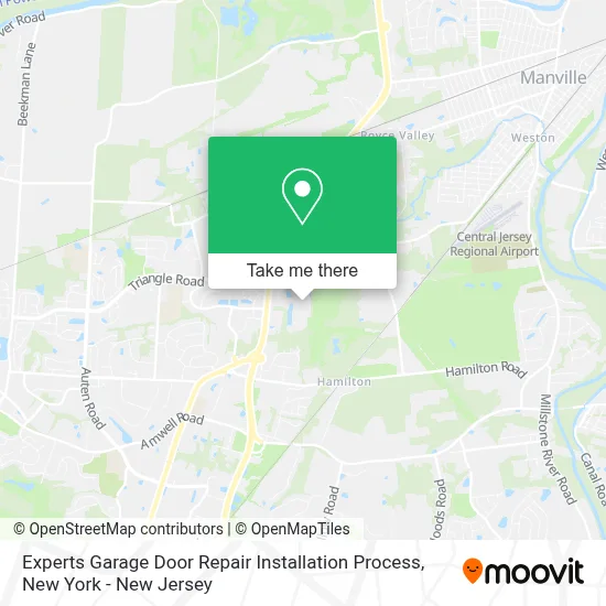Experts Garage Door Repair Installation Process map