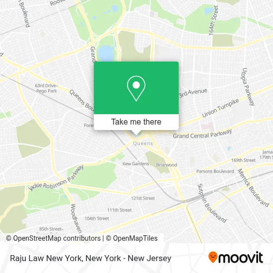 Raju Law New York map