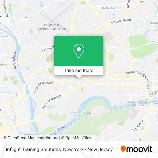 Inflight Training Solutions map