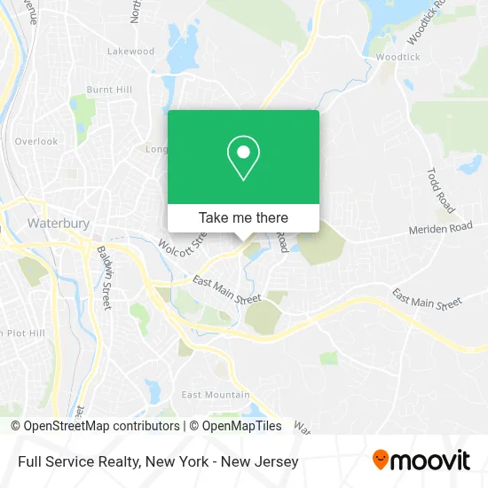 Full Service Realty map