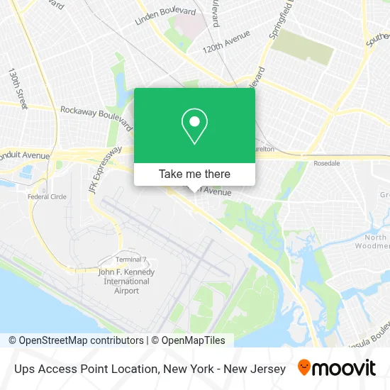 Ups Access Point Location map