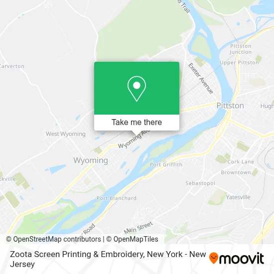 Zoota Screen Printing & Embroidery map