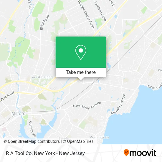 R A Tool Co map