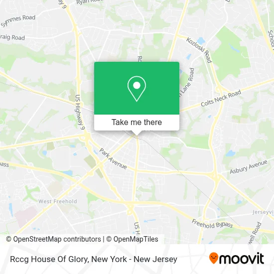 Rccg House Of Glory map